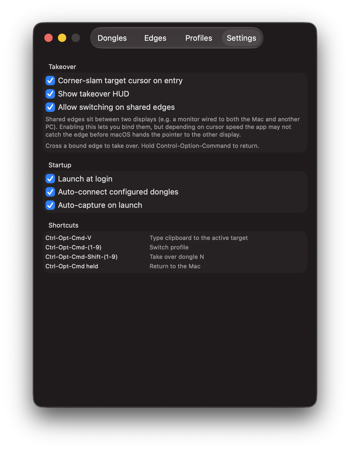 TargetFlow Settings tab